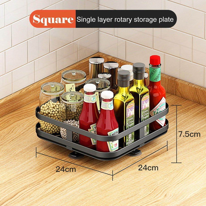 Lisslune | 360 Rotating Kitchen Spice Storage Rack