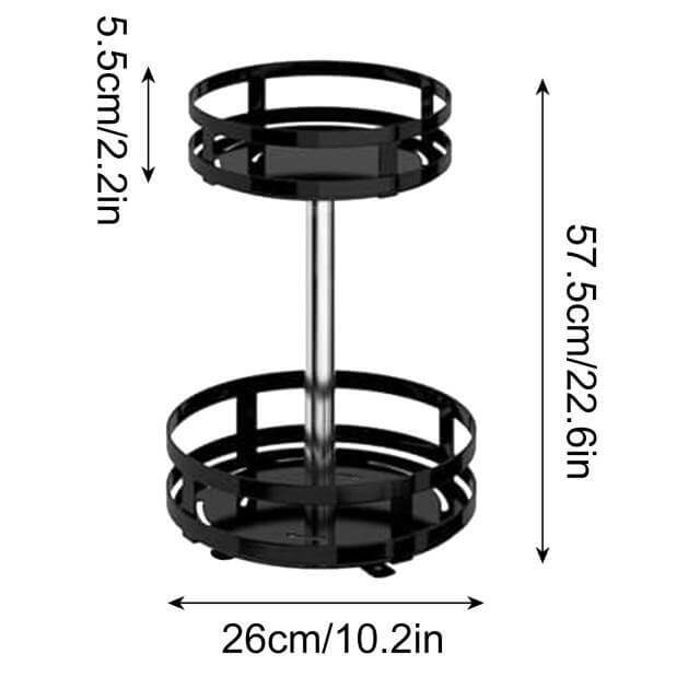 Lisslune | 360 Rotating Kitchen Spice Storage Rack