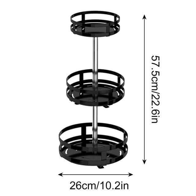 Lisslune | 360 Rotating Kitchen Spice Storage Rack