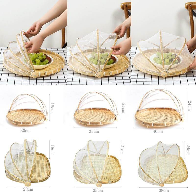 Lisslune | Anti-mosquito Food Serving Tent Basket Tray