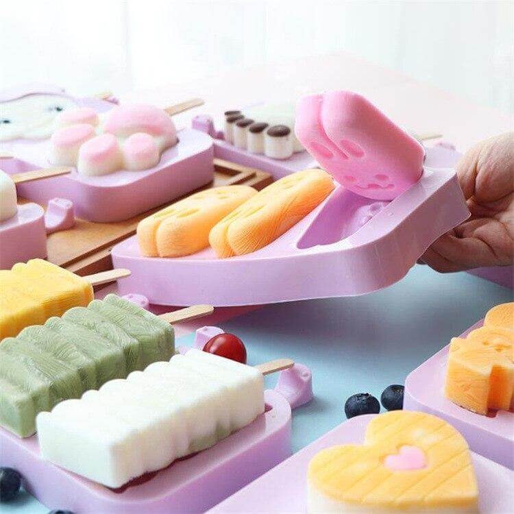 Lisslune | Silicone Cartoon Homemade Ice Cream Molds