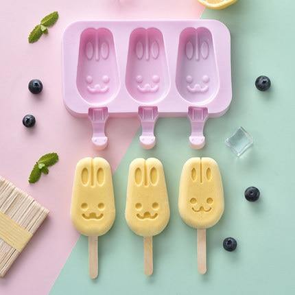 Lisslune | Silicone Cartoon Homemade Ice Cream Molds