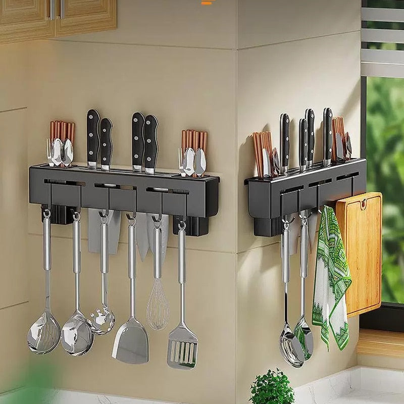 Lisslune | Punch-free Kitchen Tableware Storage Rack