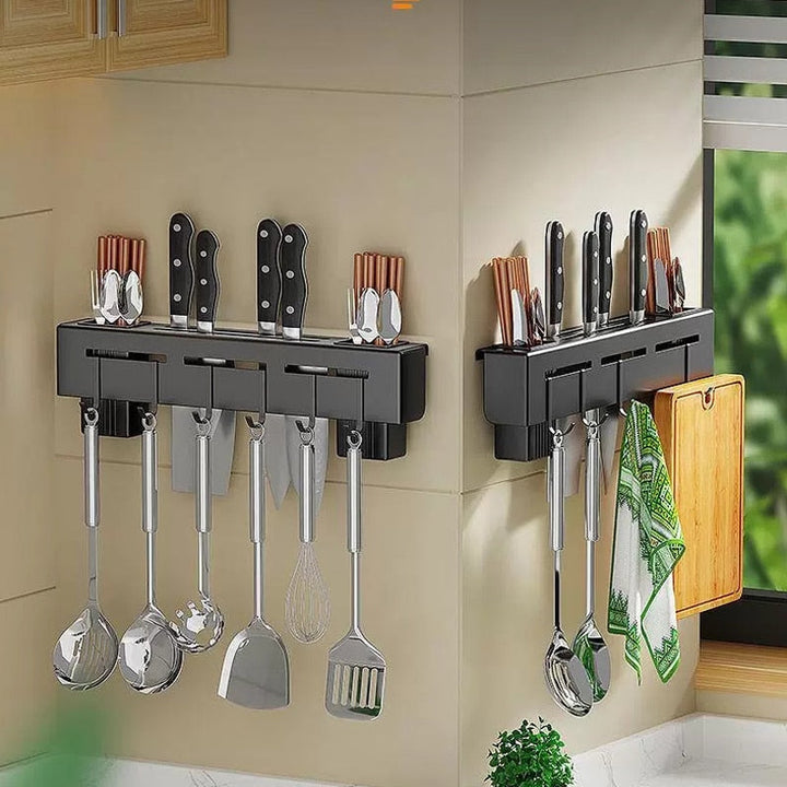 Lisslune | Punch-free Kitchen Tableware Storage Rack