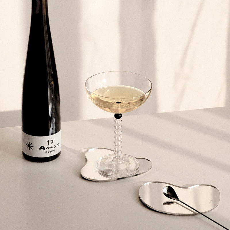 Lisslune | Modern Mirrored Irregular Coasters
