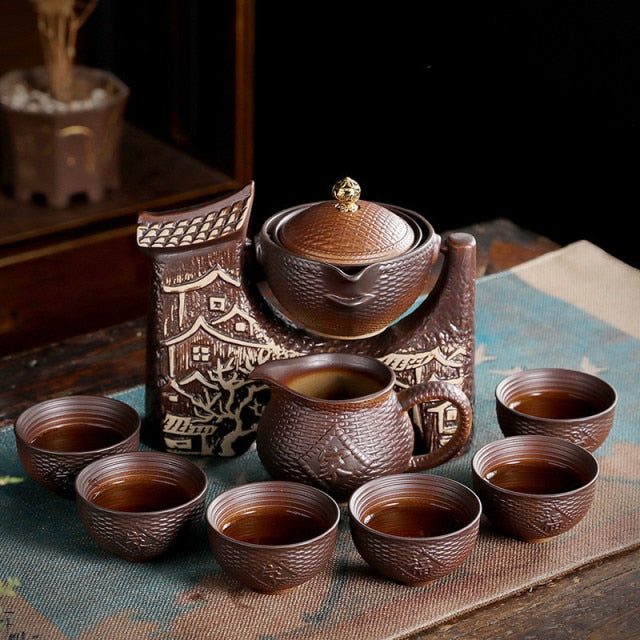Lisslune | Unique Ancient Chinese Porcelain Teapot Set