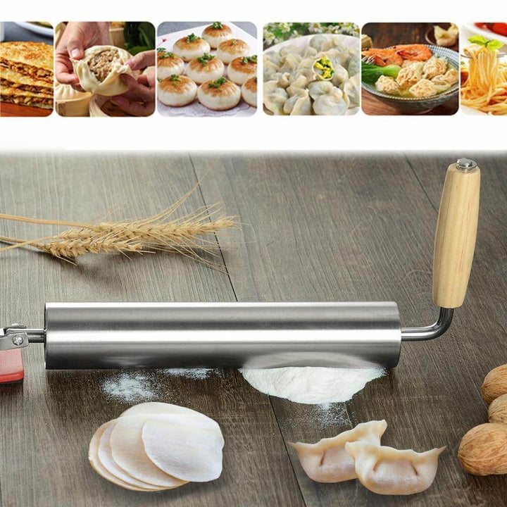 Lisslune | Stainless Steel Easy Dough Roller Pin