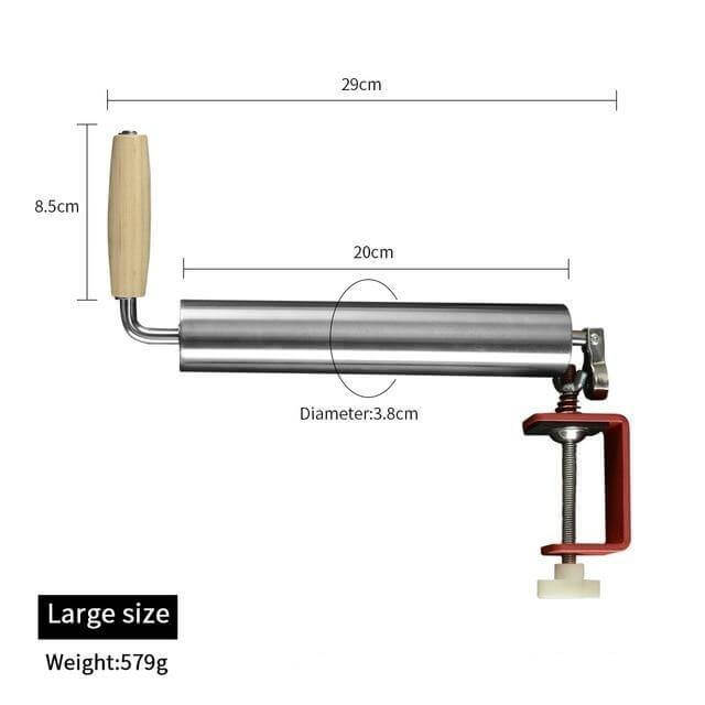 Lisslune | Stainless Steel Easy Dough Roller Pin