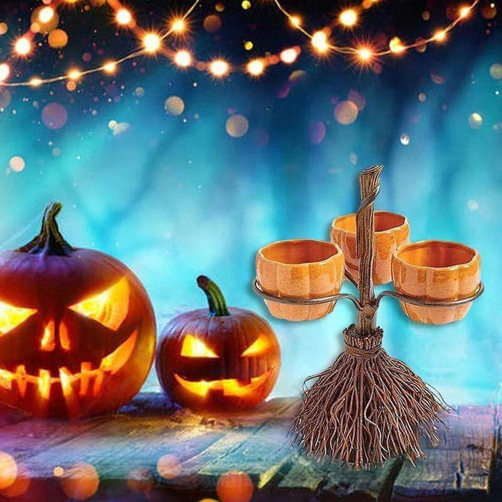 Lisslune | Cute Pumpkin Halloween Snack Bowl