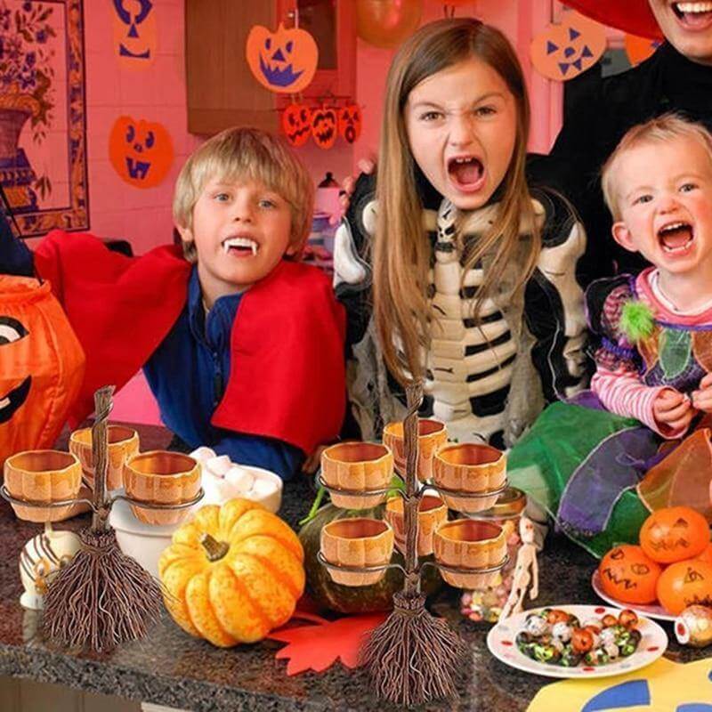 Lisslune | Cute Pumpkin Halloween Snack Bowl