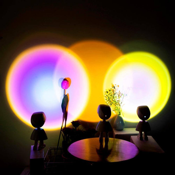Lisslune | Atmospheric Sunset Robot Lamp LED
