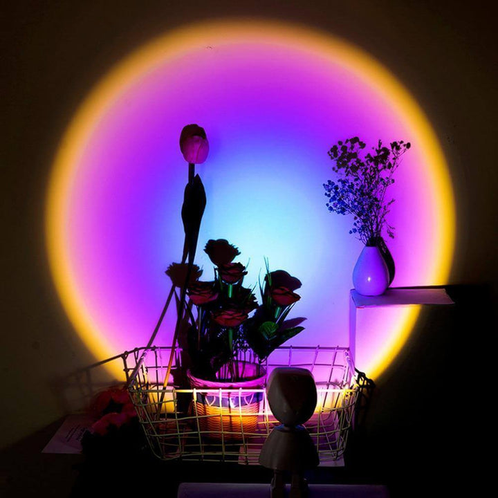 Lisslune | Atmospheric Sunset Robot Lamp LED