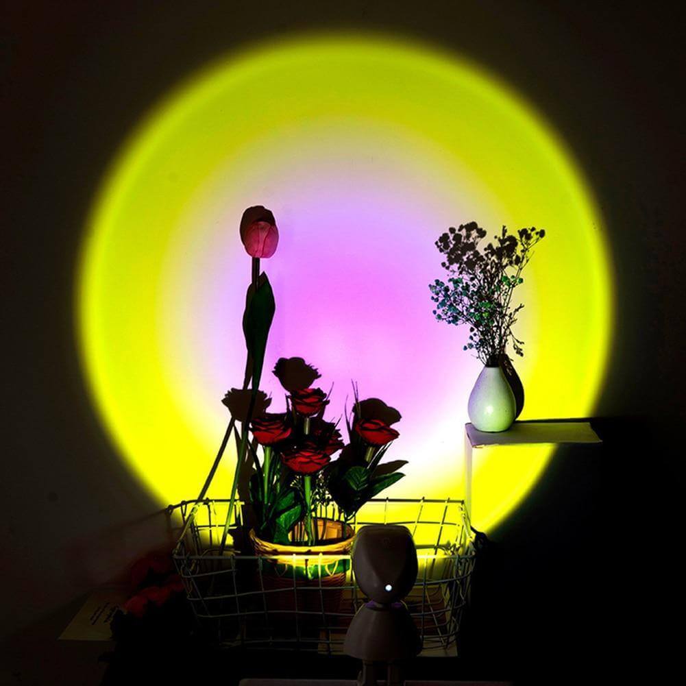 Lisslune | Atmospheric Sunset Robot Lamp LED