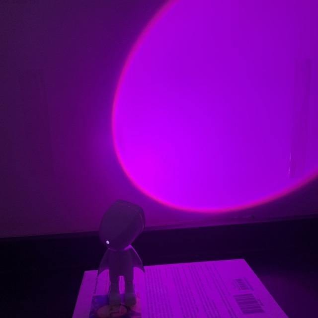 Lisslune | Atmospheric Sunset Robot Lamp LED