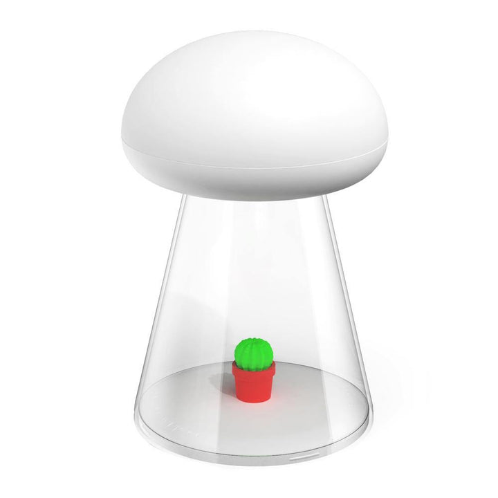 Lisslune | Rechargeable White Cactus USB Mushroom Night Lamp