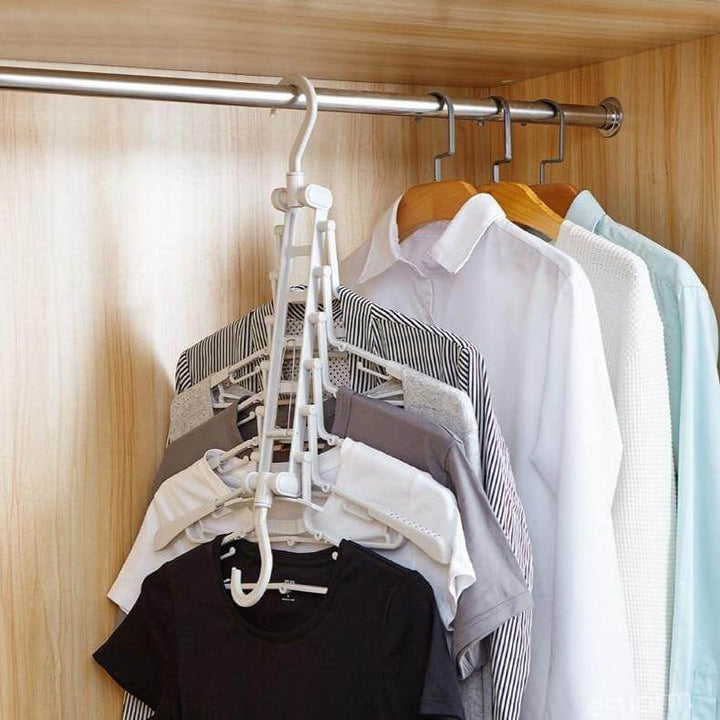 Lisslune | Foldable Non Slip Easy Storage Smart Clothes Hanger