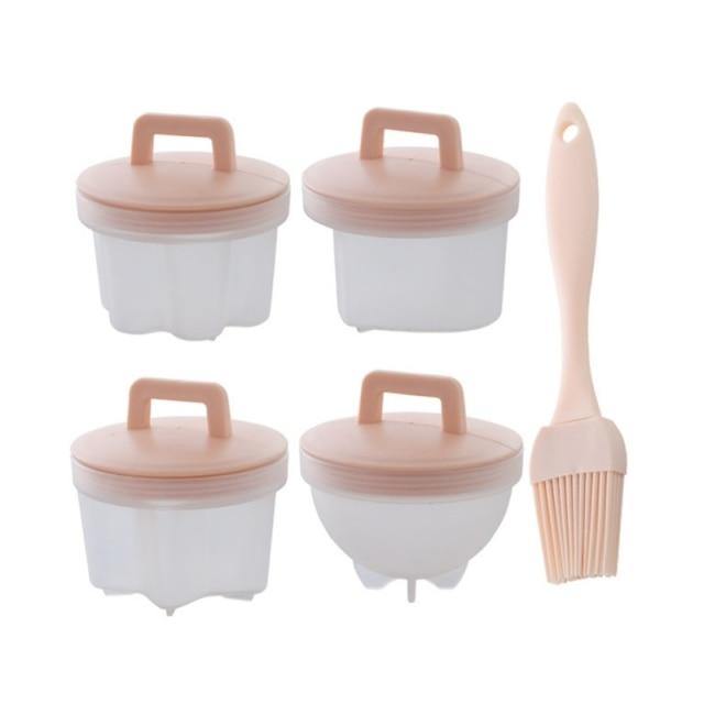 Lisslune | 4pcs Silicone Steamed Egg Cooker