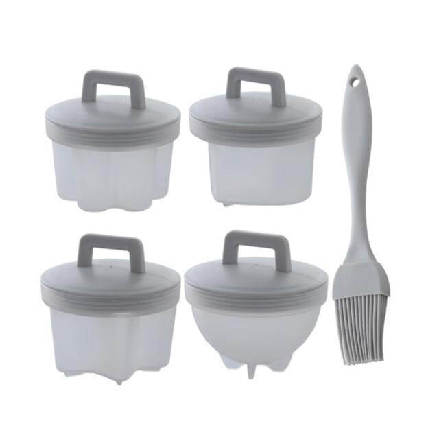 Lisslune | 4pcs Silicone Steamed Egg Cooker