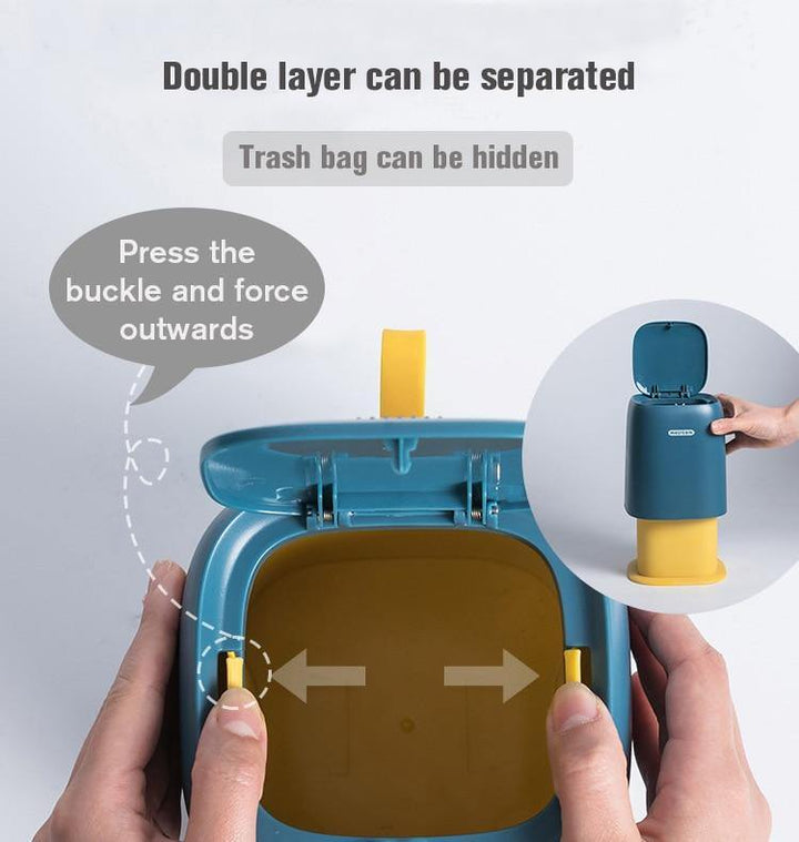 Lisslune | Mini Desktop Portable Trash Can