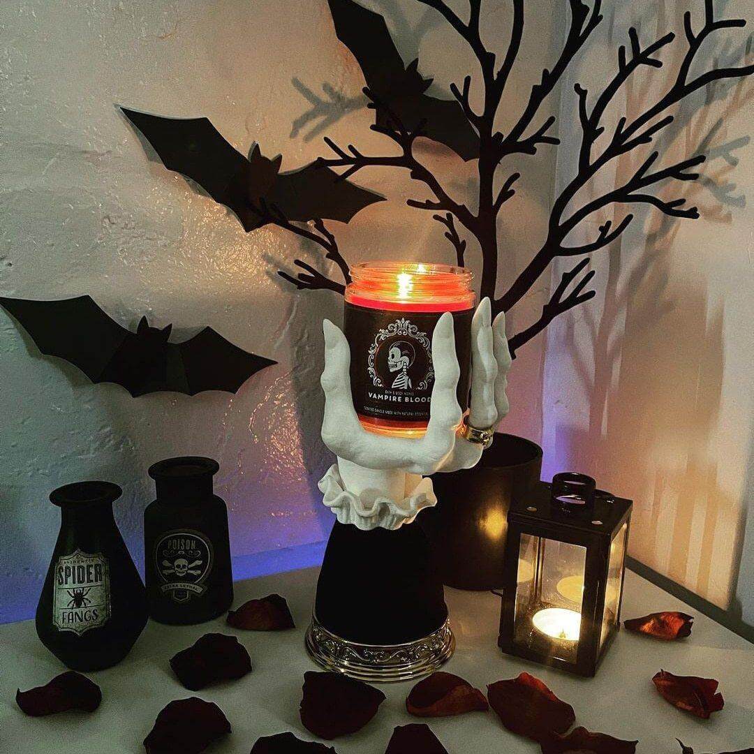 Lisslune | Halloween Resin Witch Hand Candle Holder