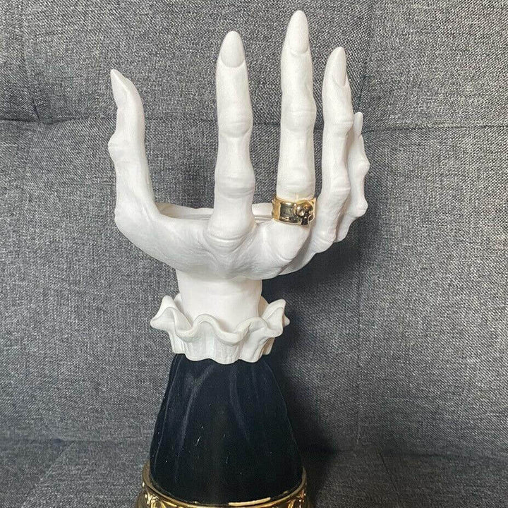 Lisslune | Halloween Resin Witch Hand Candle Holder