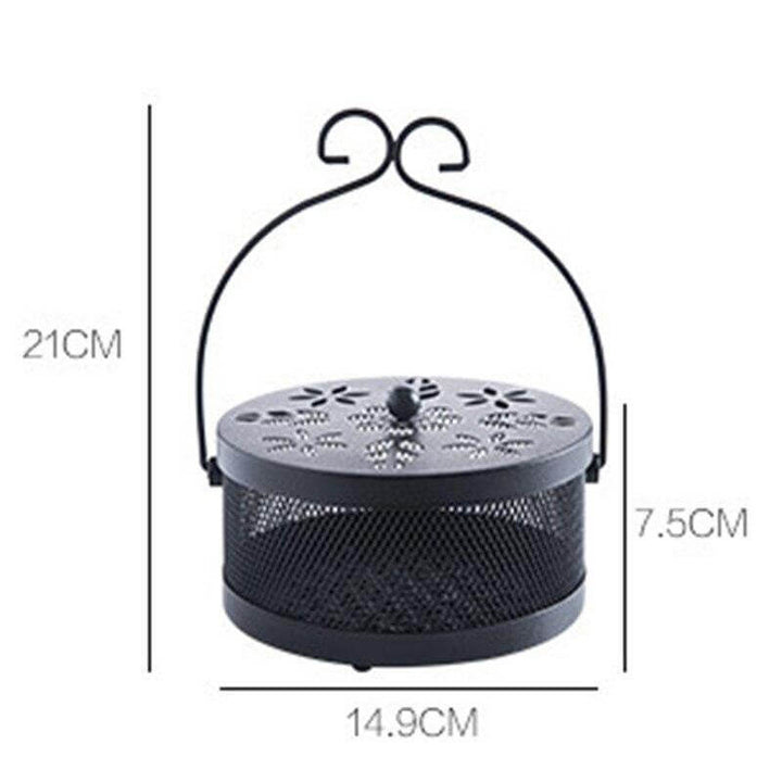 Lisslune | Iron Metal Hollow Decorative Mosquito Incense Box
