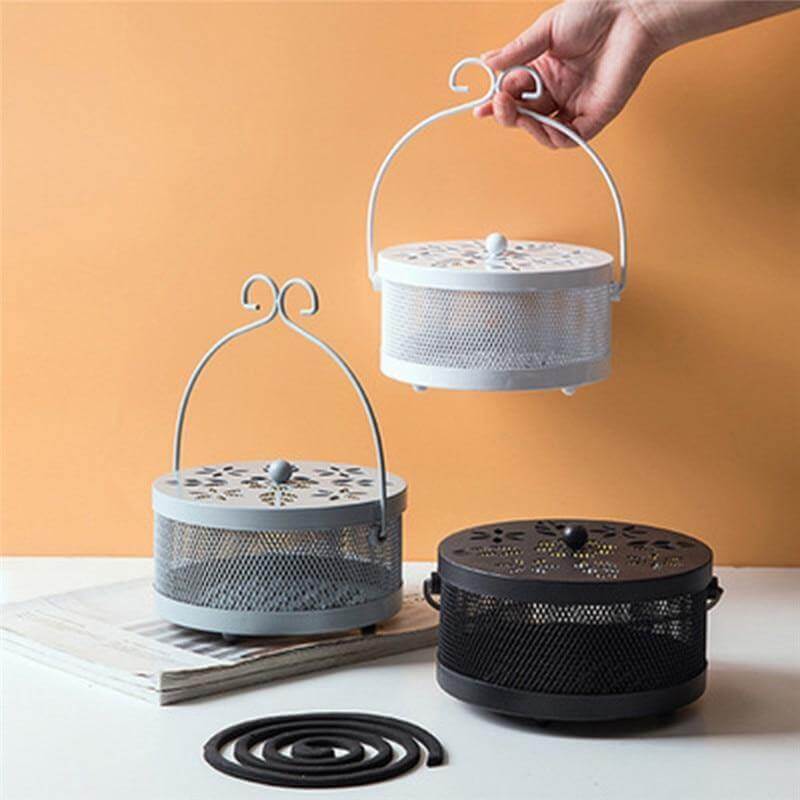 Lisslune | Iron Metal Hollow Decorative Mosquito Incense Box