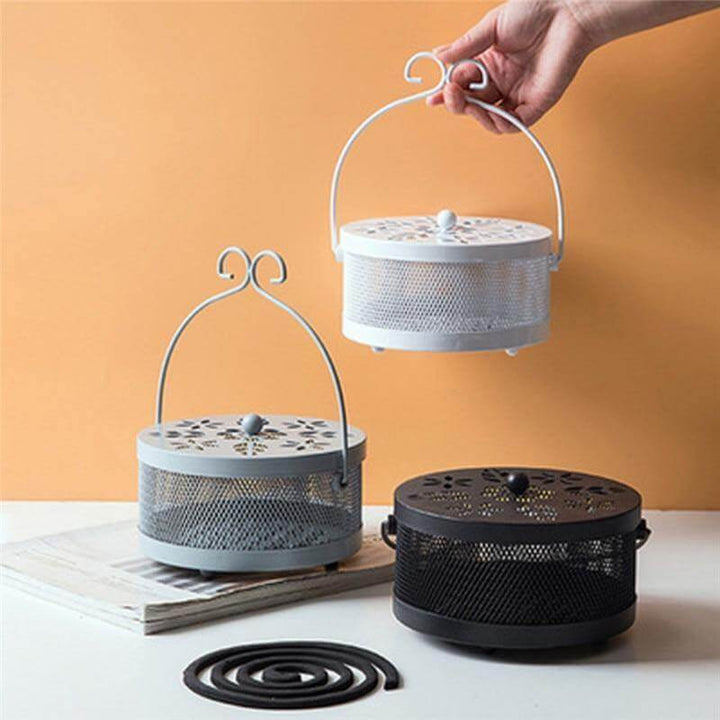 Lisslune | Iron Metal Hollow Decorative Mosquito Incense Box