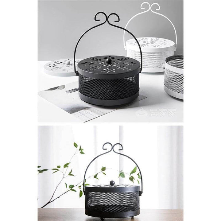 Lisslune | Iron Metal Hollow Decorative Mosquito Incense Box