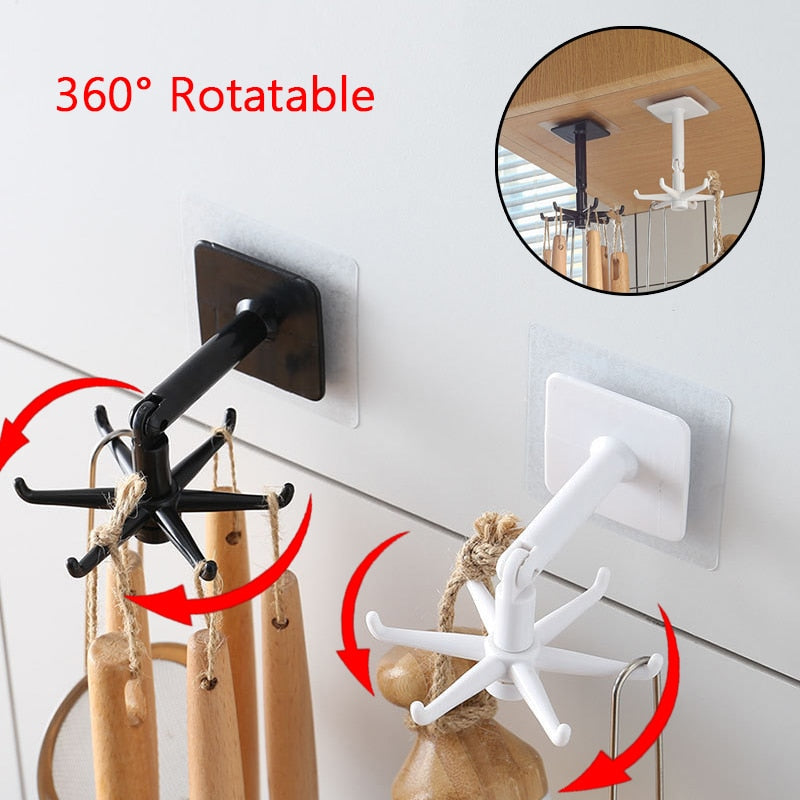 Lisslune | Punch Free Kitchen Dish Hook Organizer