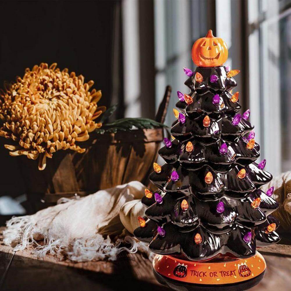 Lisslune | LED Light Halloween Pumpkin Ornament Tree