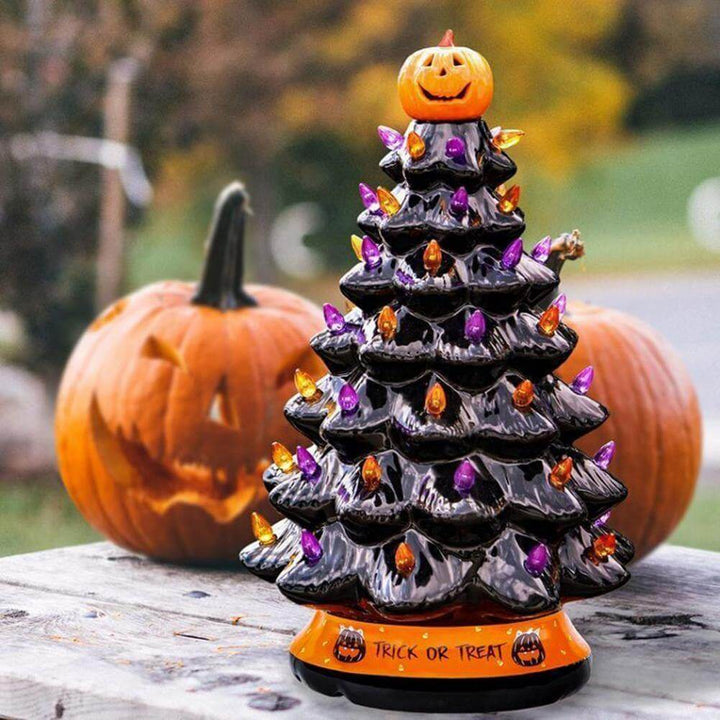 Lisslune | LED Light Halloween Pumpkin Ornament Tree