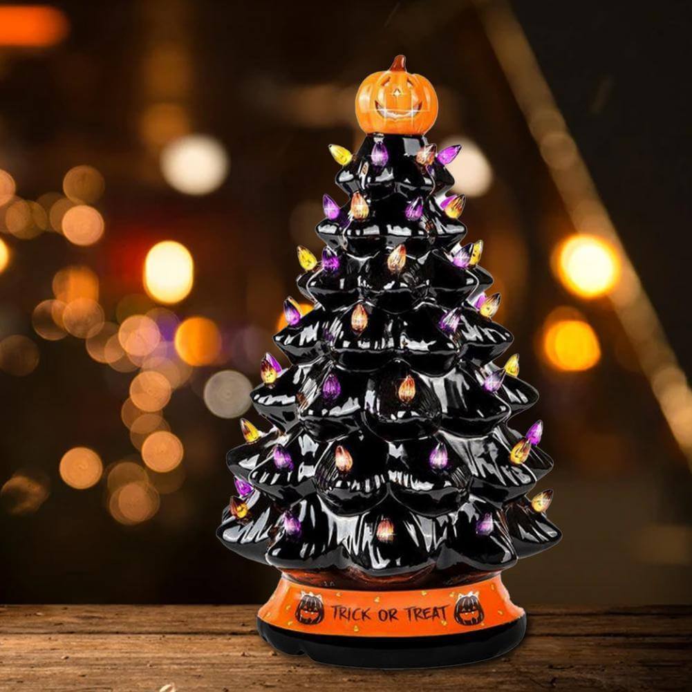 Lisslune | LED Light Halloween Pumpkin Ornament Tree