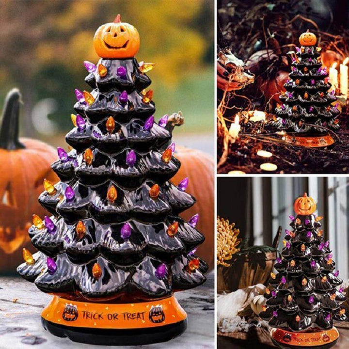 Lisslune | LED Light Halloween Pumpkin Ornament Tree