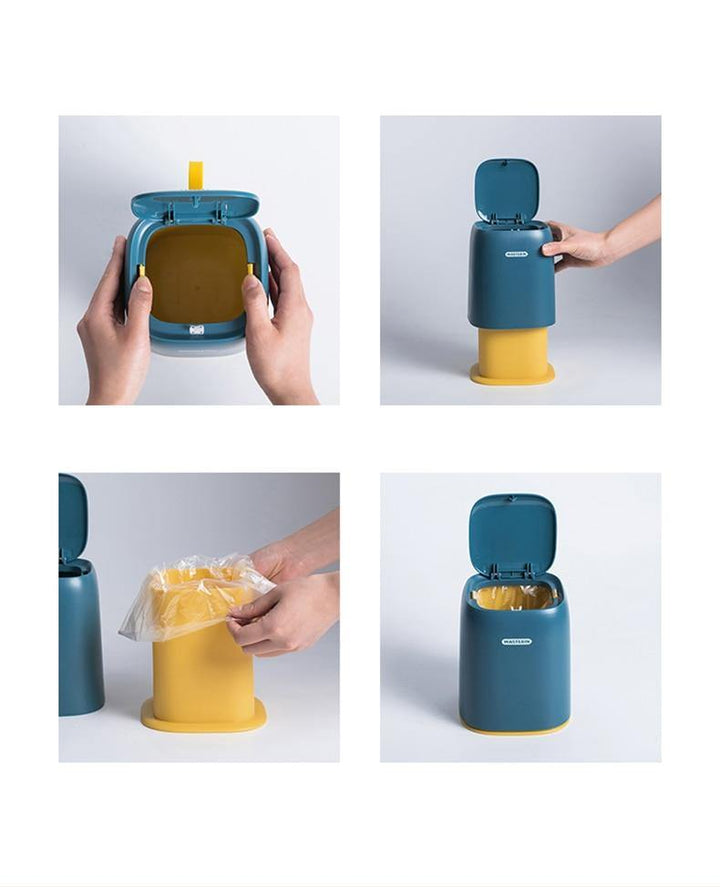 Lisslune | Mini Desktop Portable Trash Can