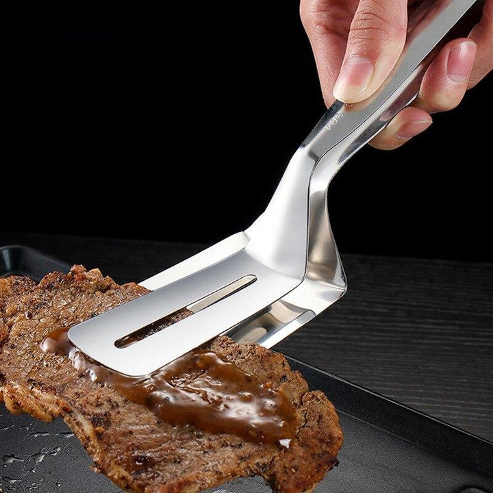 Lisslune | Stainless Steel Barbecue Easy Grab Tong