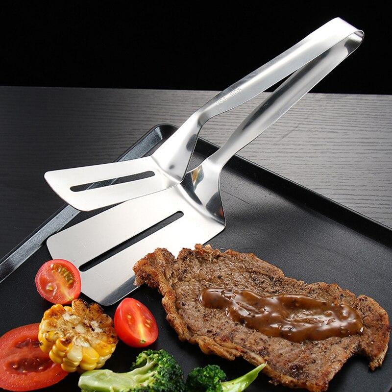 Lisslune | Stainless Steel Barbecue Easy Grab Tong