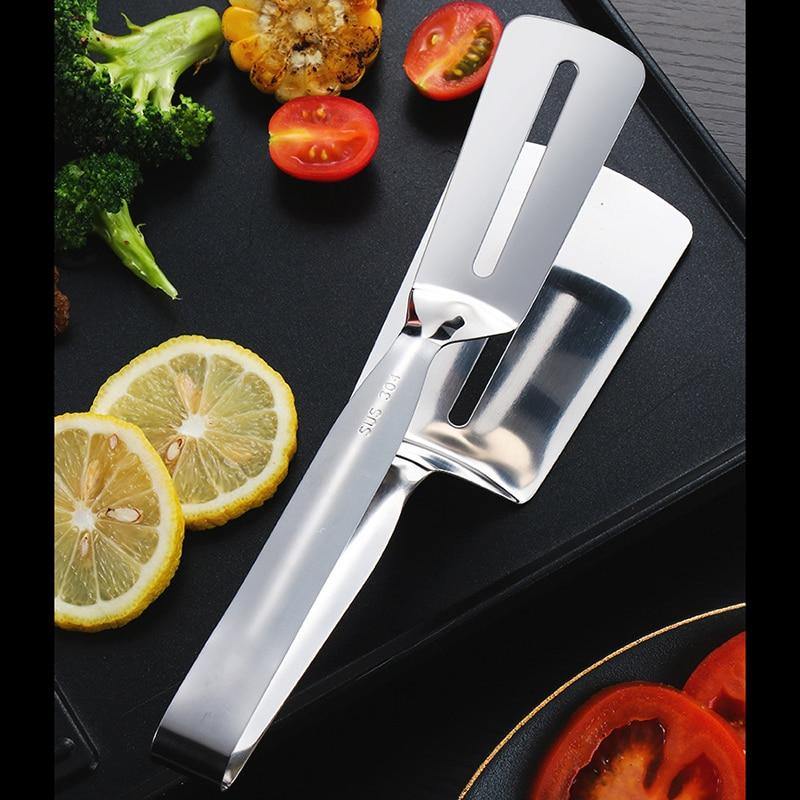 Lisslune | Stainless Steel Barbecue Easy Grab Tong