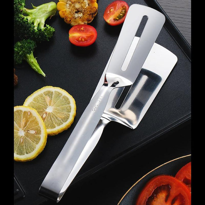 Lisslune | Stainless Steel Barbecue Easy Grab Tong