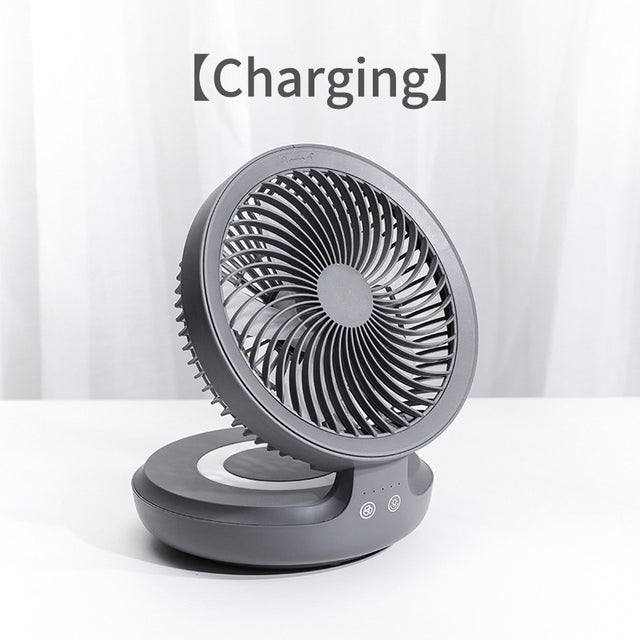 Lisslune | Portable Wireless Foldable Fan Night Lamp