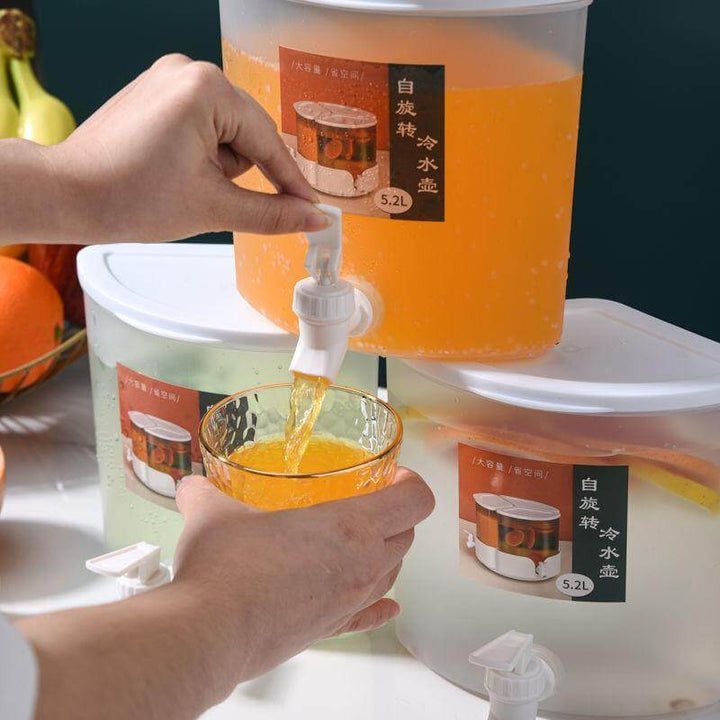 Lisslune | 5200ML Rotating Multi Drink Dispenser