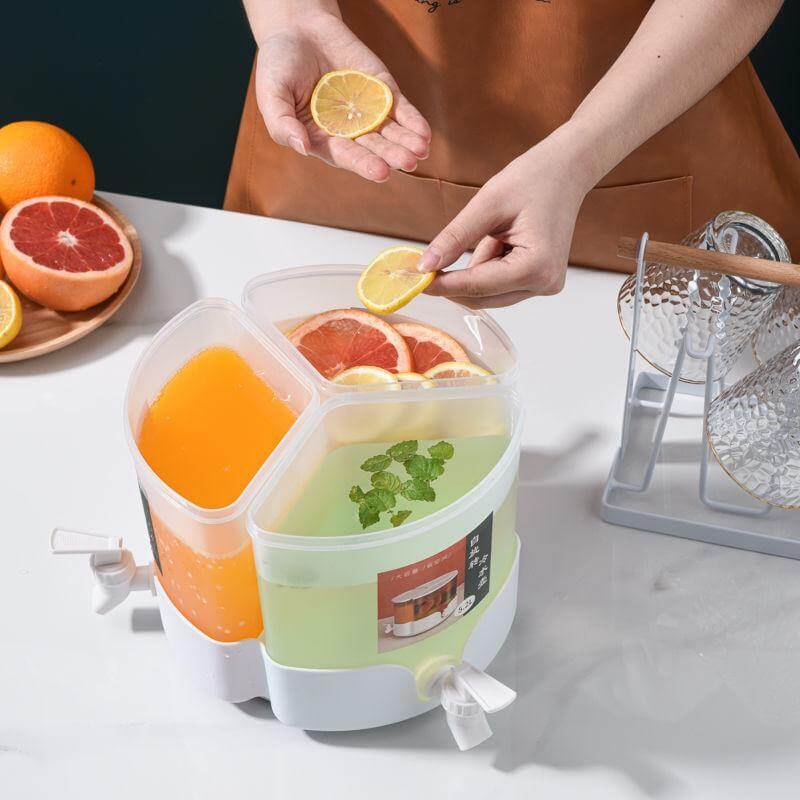 Lisslune | 5200ML Rotating Multi Drink Dispenser