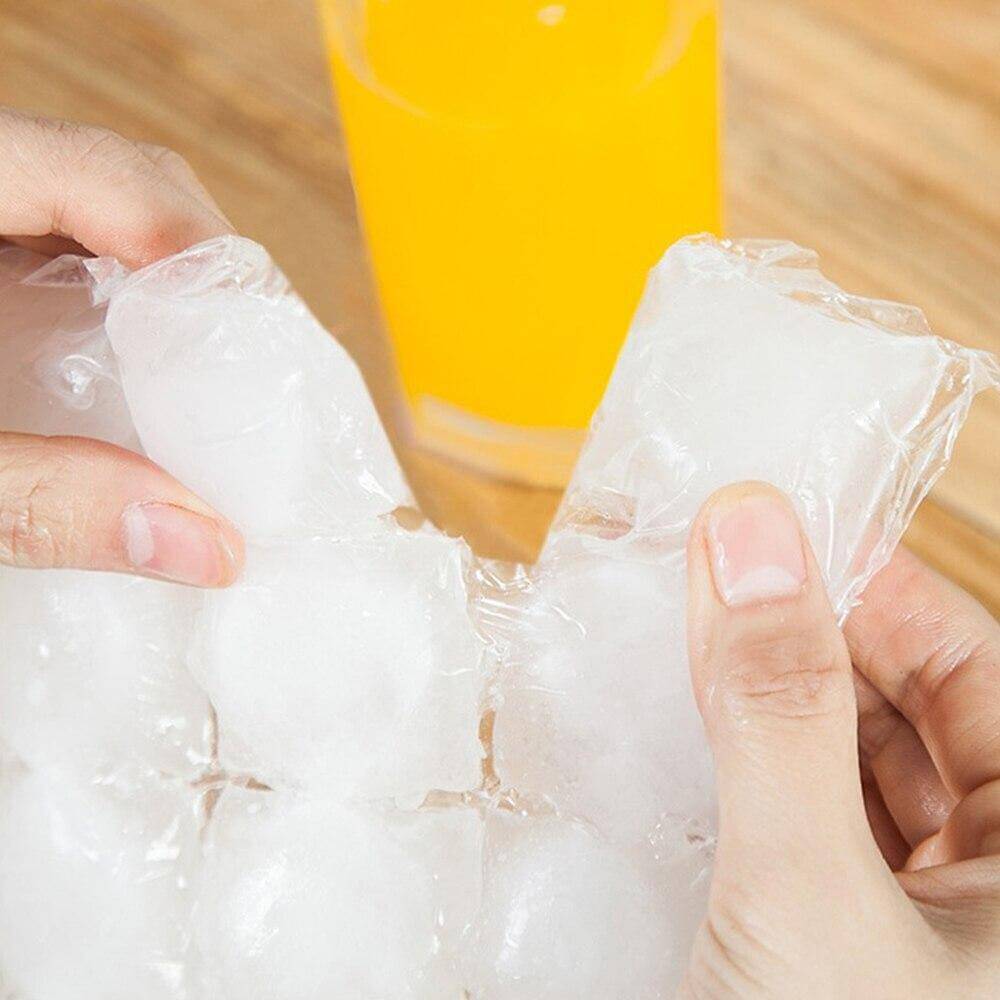 Lisslune | Self-Sealing Disposable Ice Cube Tray Mold
