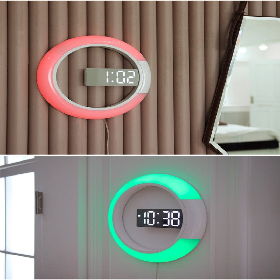 Lisslune | LED Ring Lamp Wall Clock