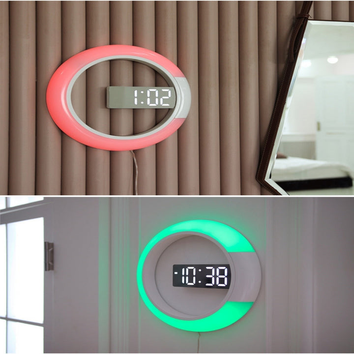 Lisslune | LED Ring Lamp Wall Clock