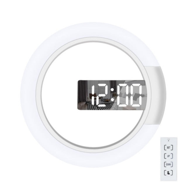 Lisslune | LED Ring Lamp Wall Clock