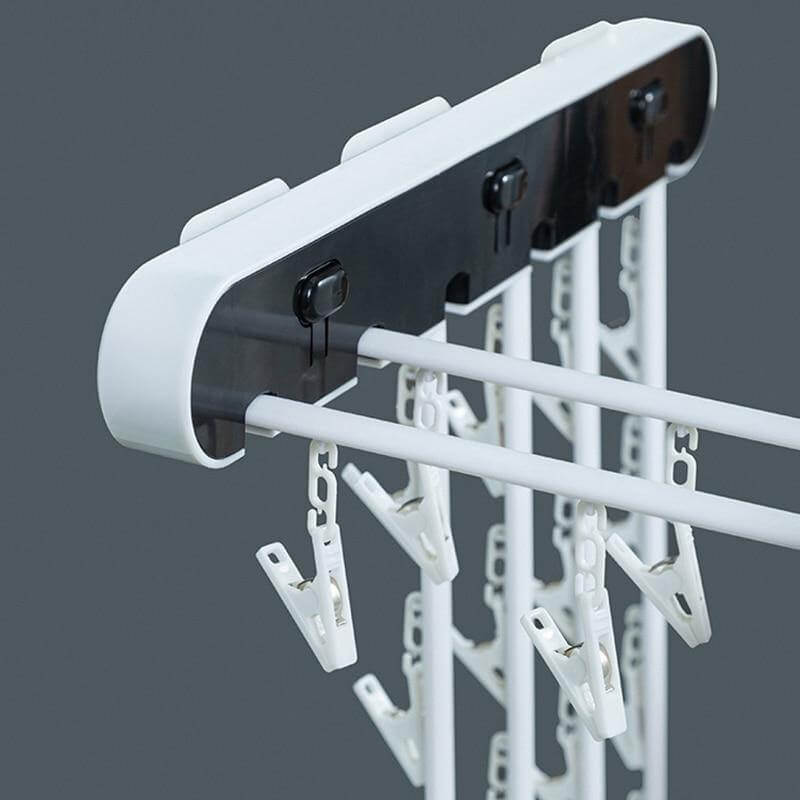 Lisslune | Wall-Mounted Folding Easy Drying Sock Hanger Rack