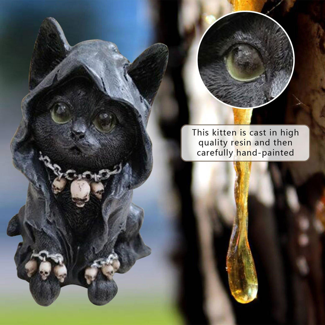 Lisslune | Resin Black Cat Statue Decor