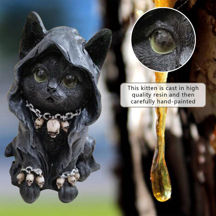 Lisslune | Resin Black Cat Statue Decor