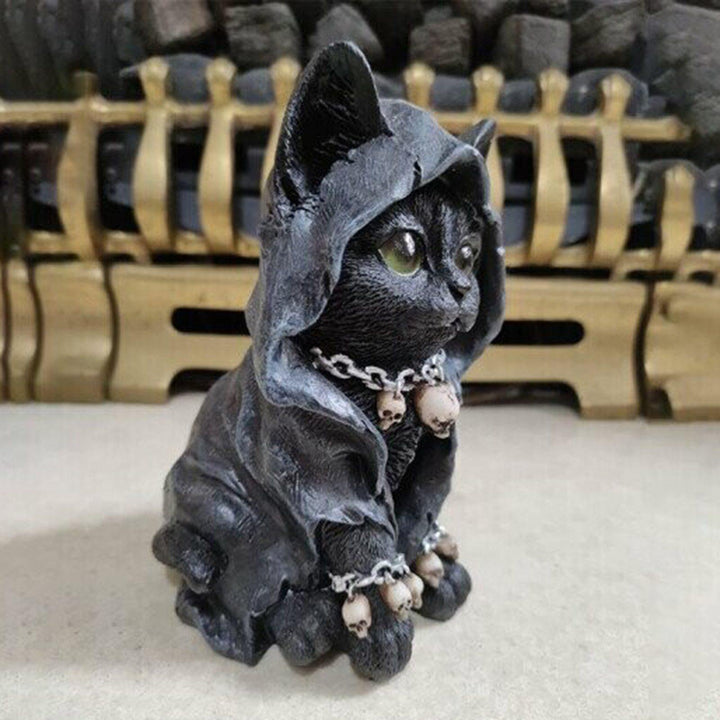 Lisslune | Resin Black Cat Statue Decor